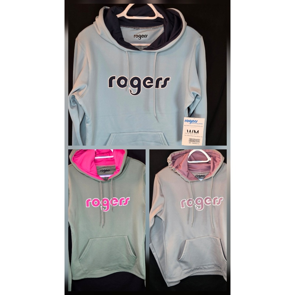 LOT‎ OF 3 Rogers Sporting Goods Womens Pinnacle Performance Hoodie Size Med NWT